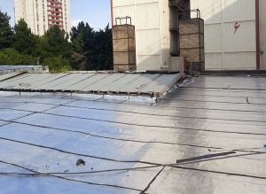 عایق کاری رطوبتی بام با ایزوگام درجه یک